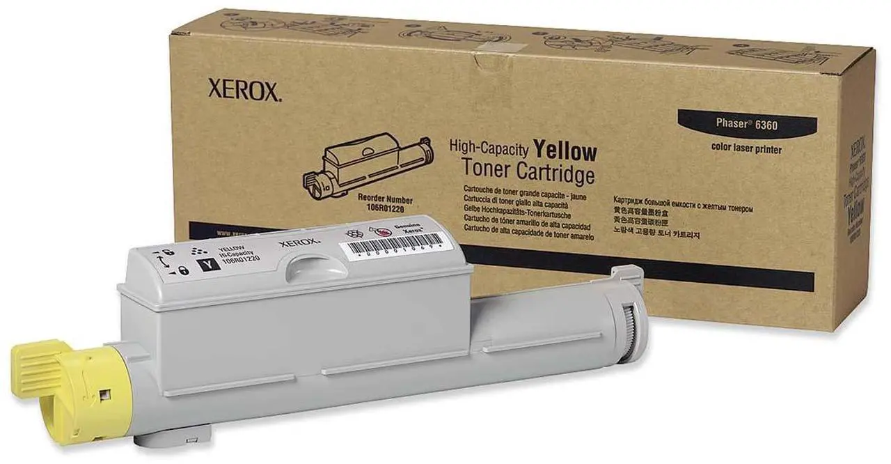 Main image of Xerox 106R01220 High Yield Toner Cartridge - Yellow
