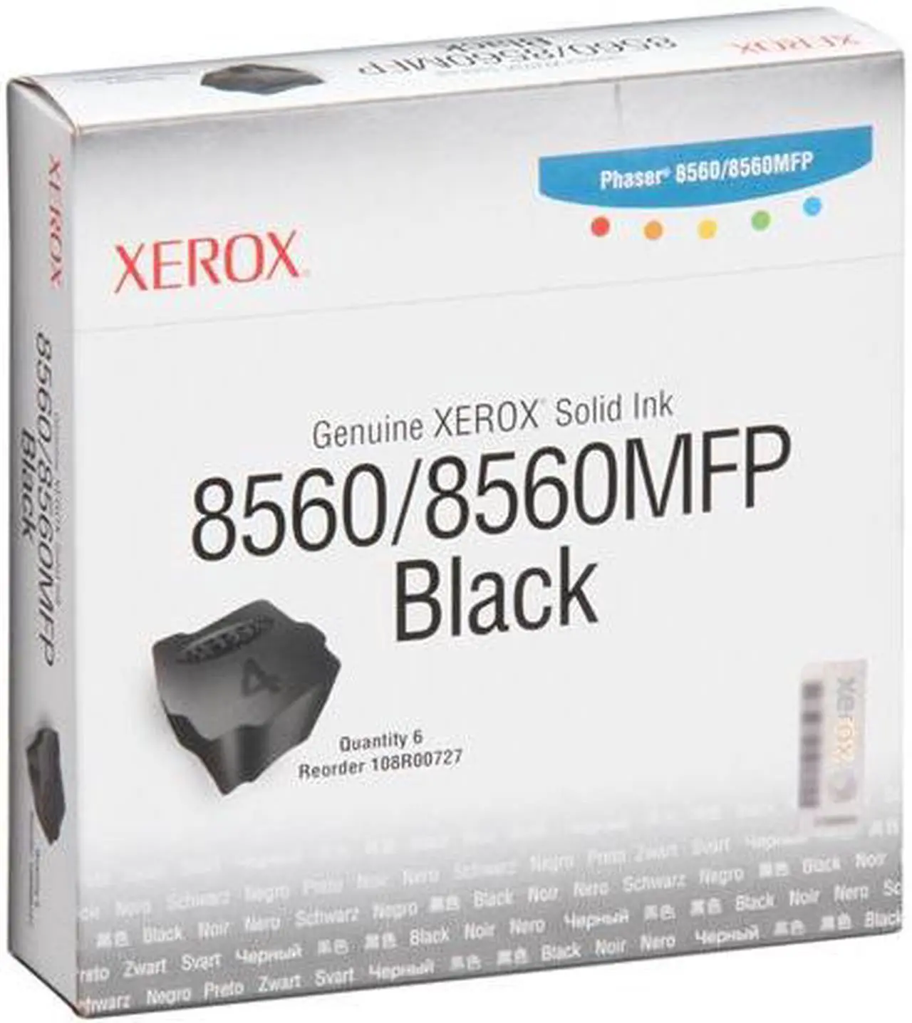 Main image of Xerox 108R00727 Solid Ink - 6 Sticks - Black