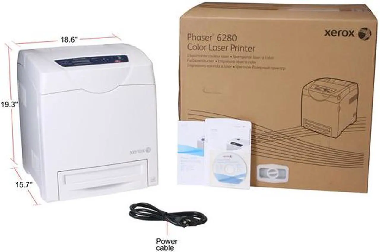 Alt view image 9 of 9 - Xerox Phaser 6280/N Workgroup Up to 31 ppm 600 x 600 dpi Color Print Quality Color Ethernet (RJ-45) / USB Laser Printer