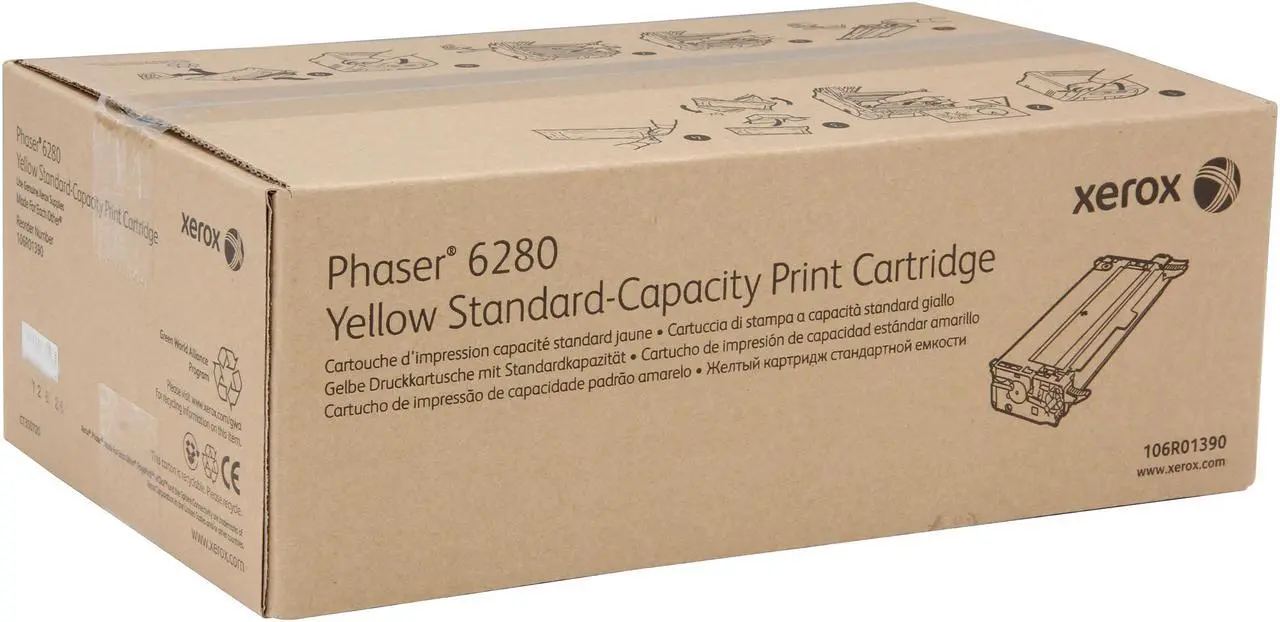 Main image of Xerox 106R01390 Toner Cartridge - Yellow
