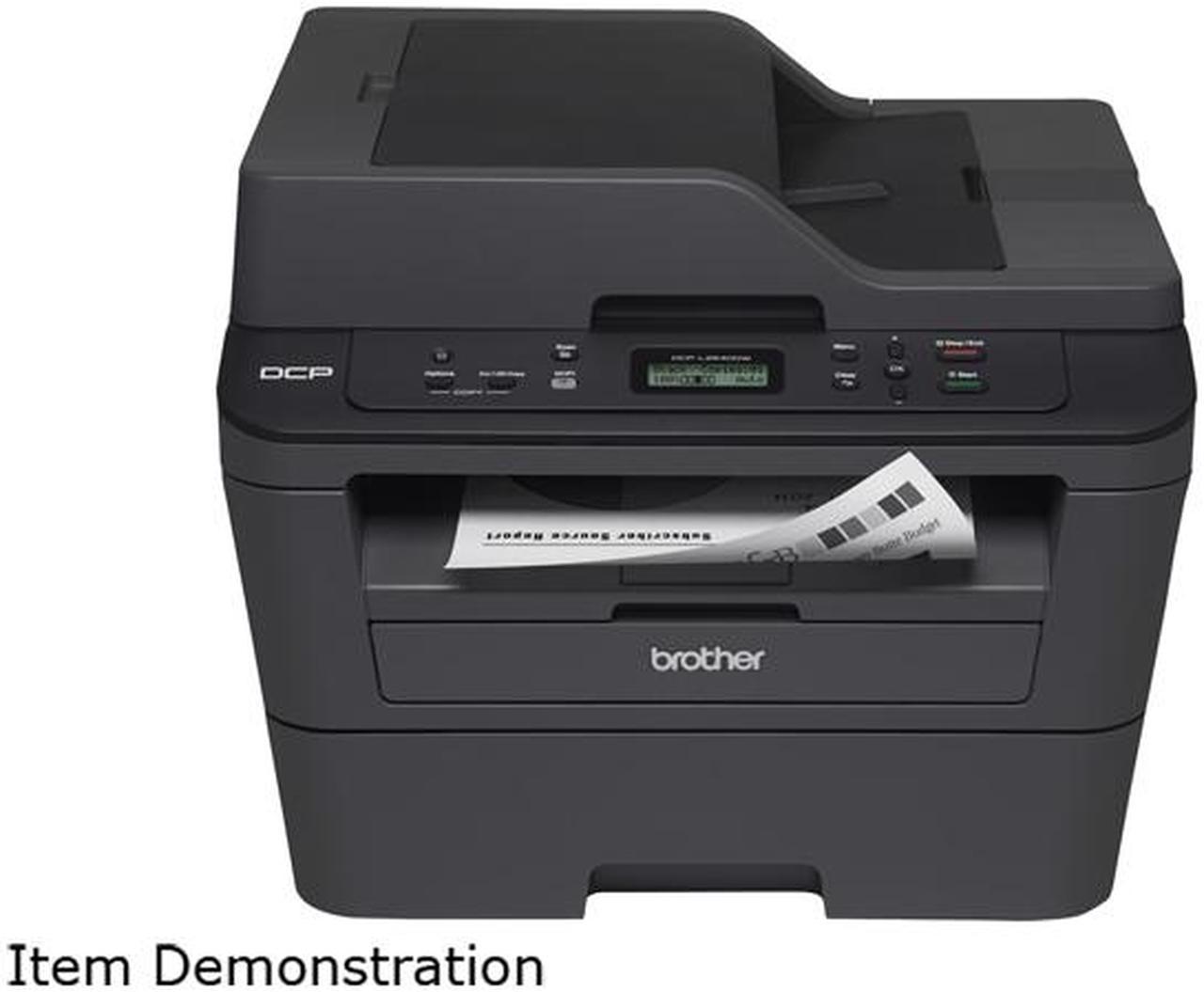 Brother Certified DCP-L2540DW 3-in-1 Multifunction Wireless Monochrome Laser Printer - Print Scan Copy