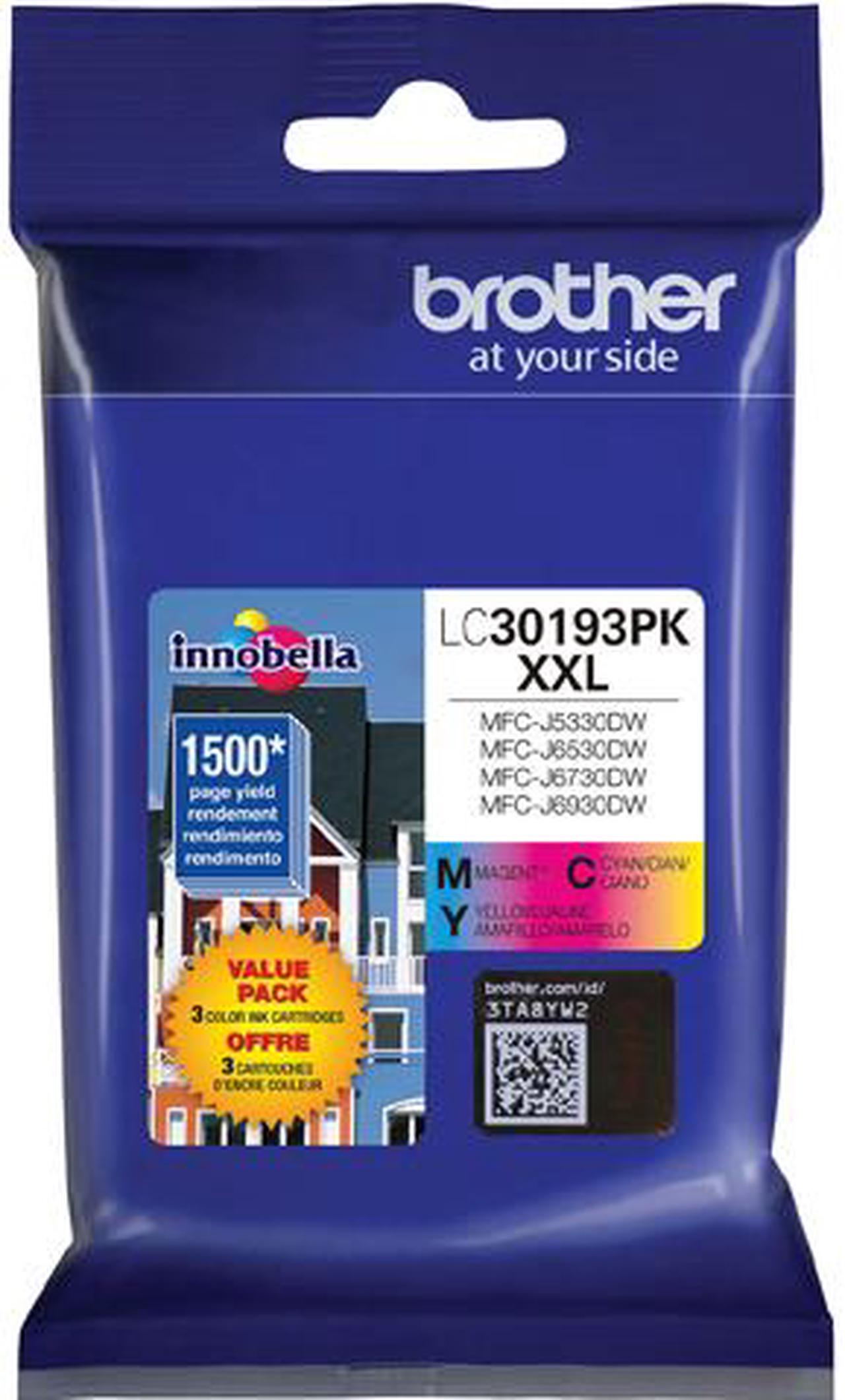 Main image of Brother LC30193PK Super High Yield Ink Cartridge - Combo Pack - Cyan/Magenta/Yellow
