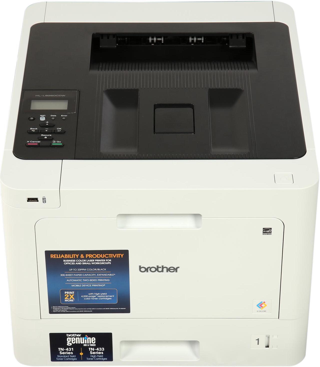 Alt view image 5 of 11 - Brother HL-L8260CDW Business Color Laser Printer, Duplex Printing with Flexible Wireless Networking and Mobile Device Printing