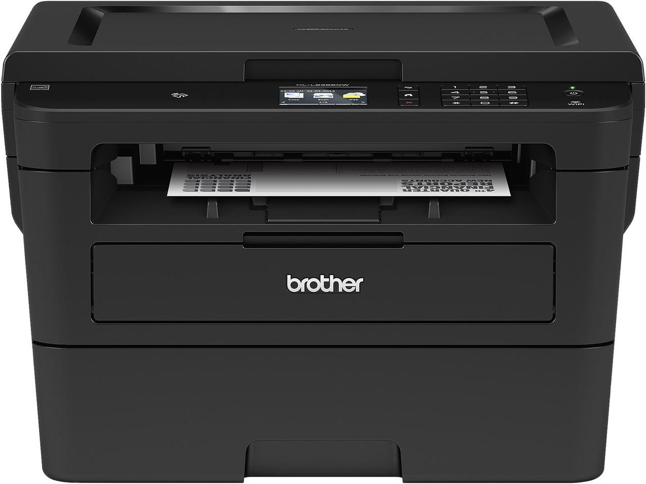 Main image of Brother HL-L2395DW Compact Monochrome Laser Printer w/ Flatbed Copy & Scan, Wireless Printing, NFC and Cloud-Based Printing & Scanning