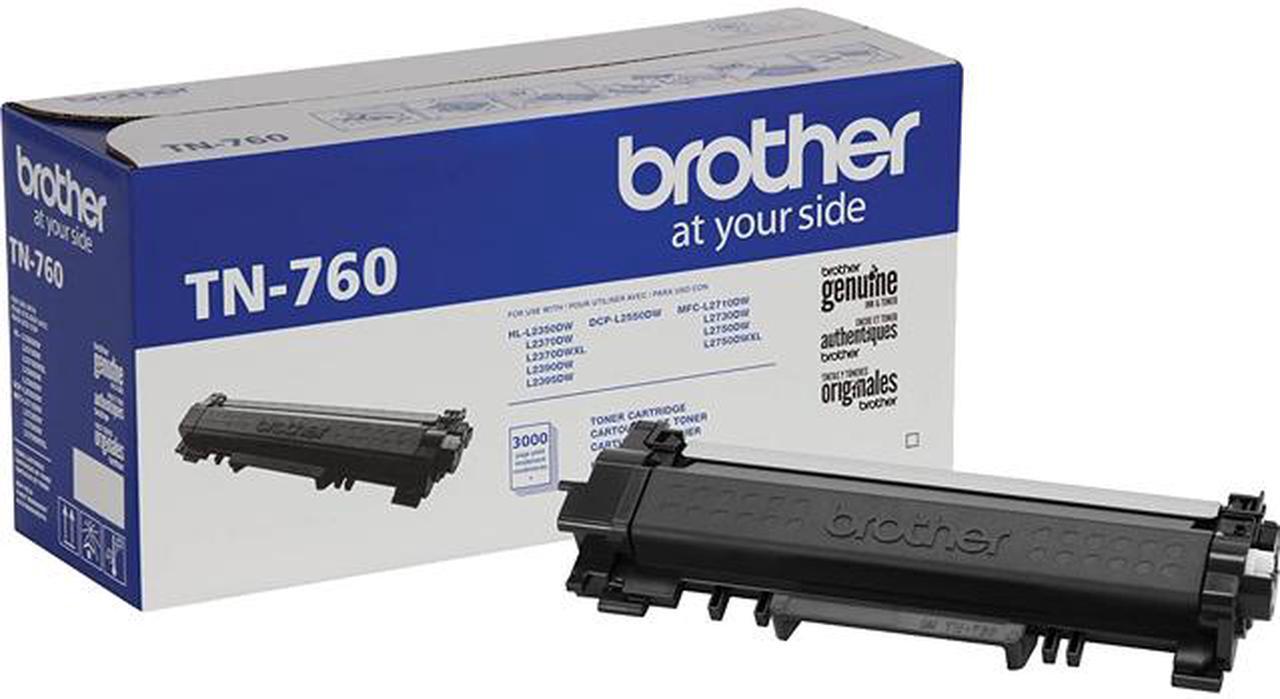 Brother TN760 High Yield Toner Cartridge - Black