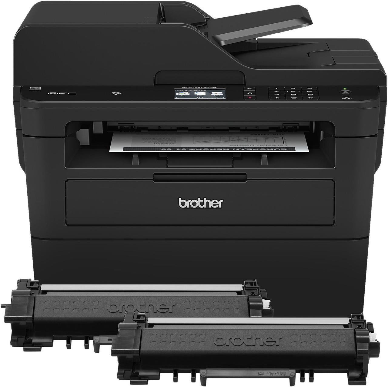 Main image of Brother MFC-L2750DWXL Wireless Duplex Compact All-in-One Monochrome Laser Printer -  Up to Two Years of Printing Included