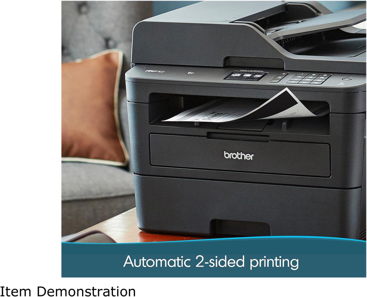 Alt view image 3 of 3 - Brother MFC-L2750DWXL Wireless Duplex Compact All-in-One Monochrome Laser Printer -  Up to Two Years of Printing Included