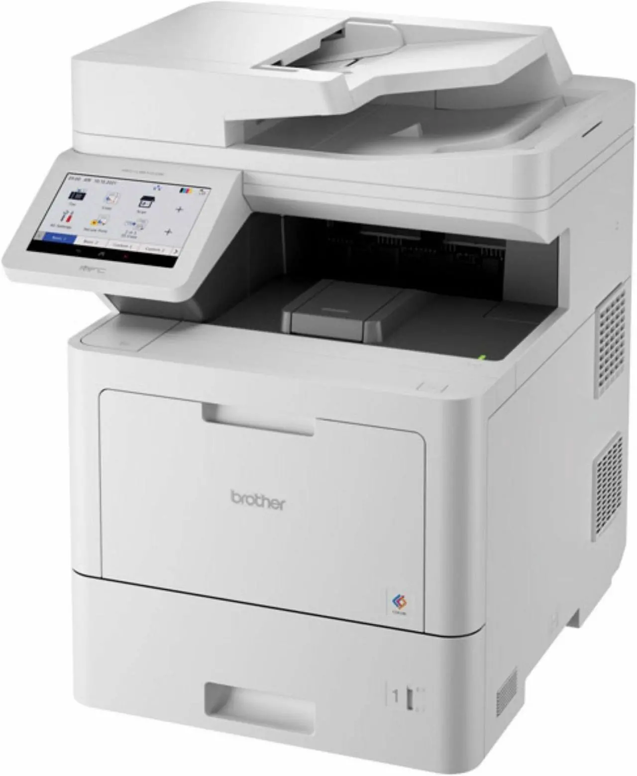 Alt view image 3 of 7 - Brother MFC-L9610CDN Laser Multifunction Printer - Color -  Copier/Fax/Printer/Scanner - 42 ppm Mono/42 ppm Color Print - 2400 x 600 dpi Print