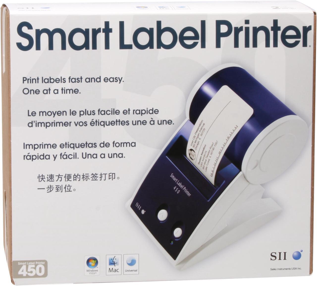 Alt view image 8 of 8 - Seiko Smart Label SLP 450 Direct Thermal 1-2 seconds per label 300 dpi Label Printer