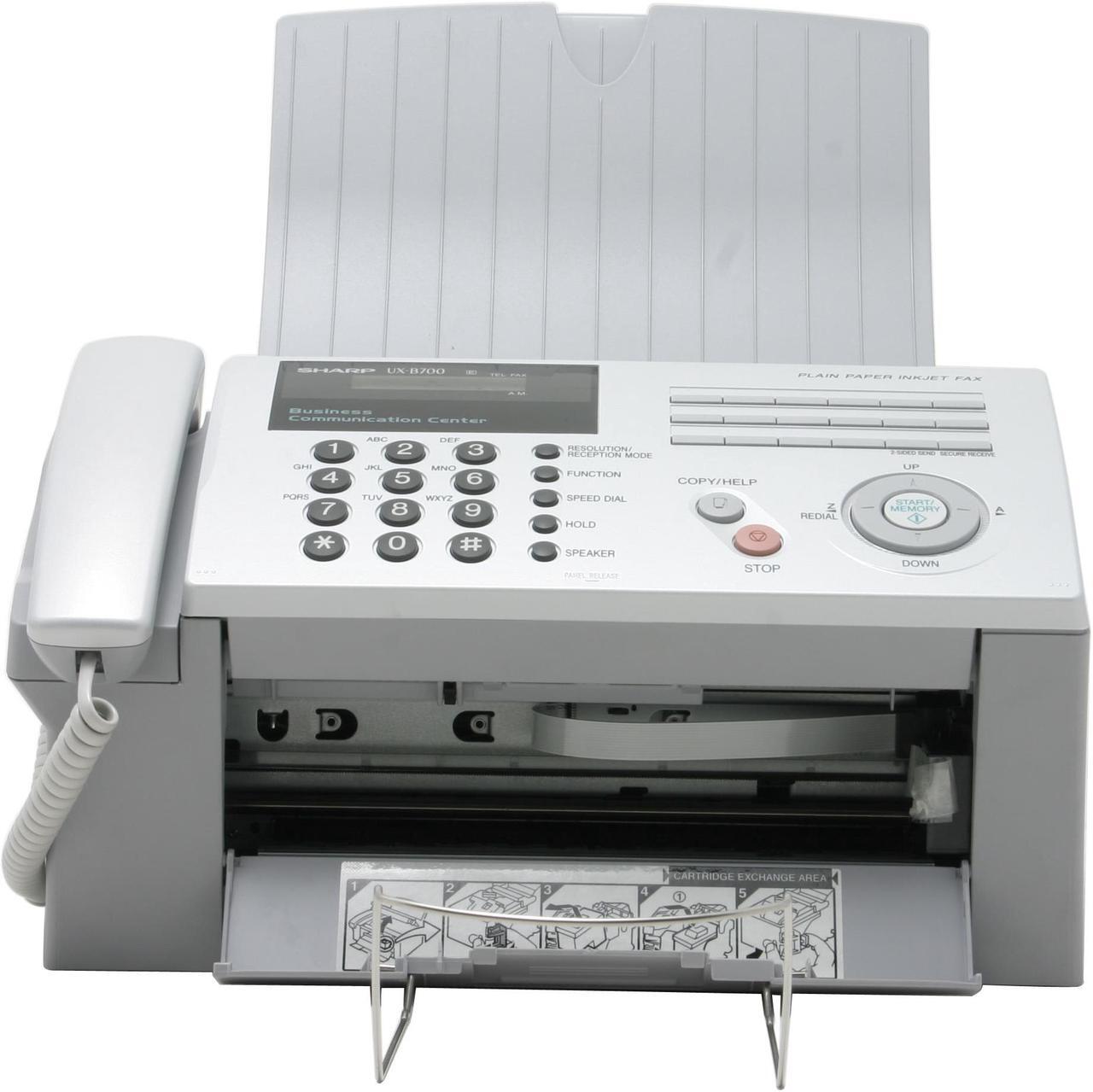 Alt view image 3 of 11 - SHARP UXB700E Fax Machine
