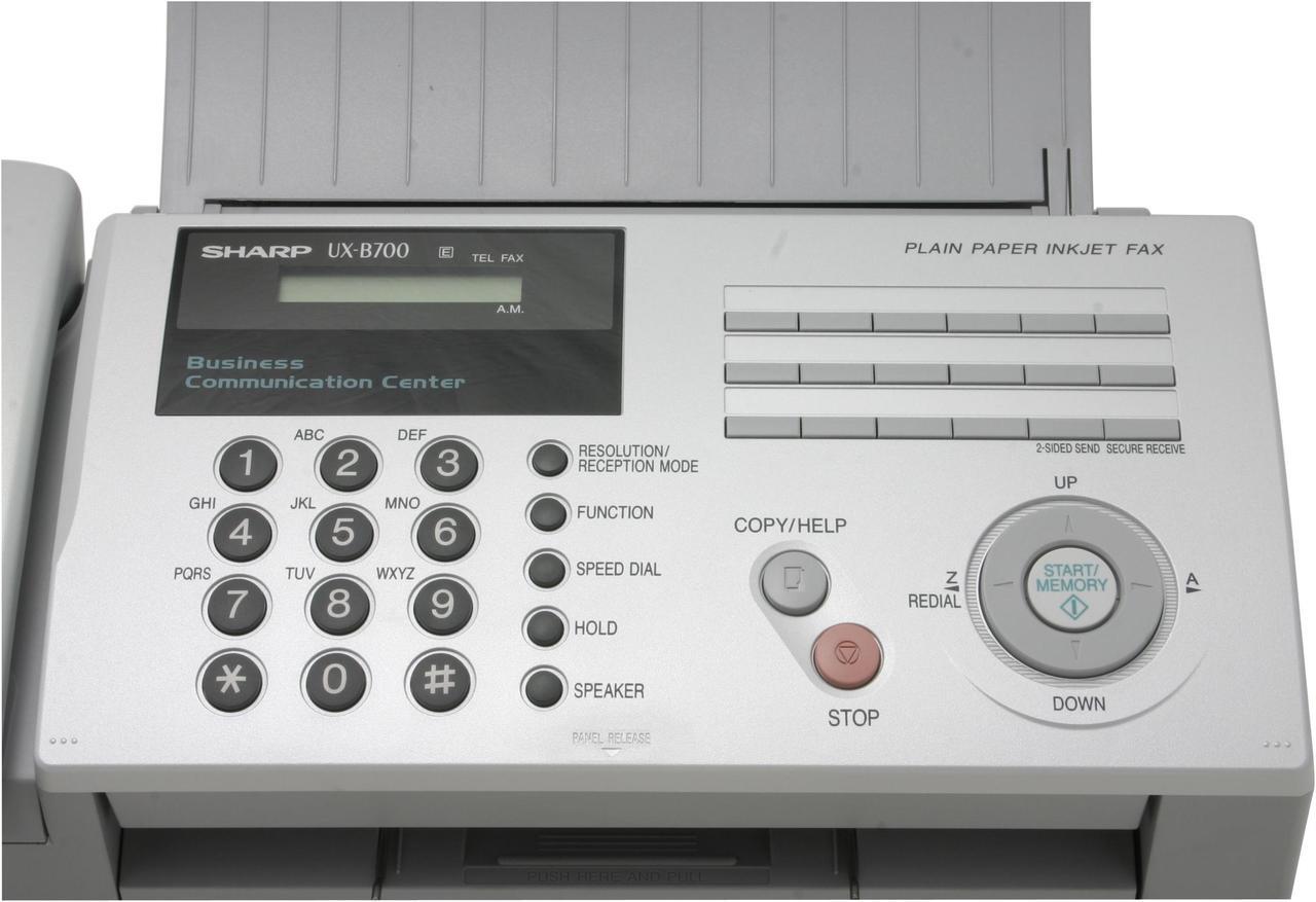 Alt view image 4 of 11 - SHARP UXB700E Fax Machine