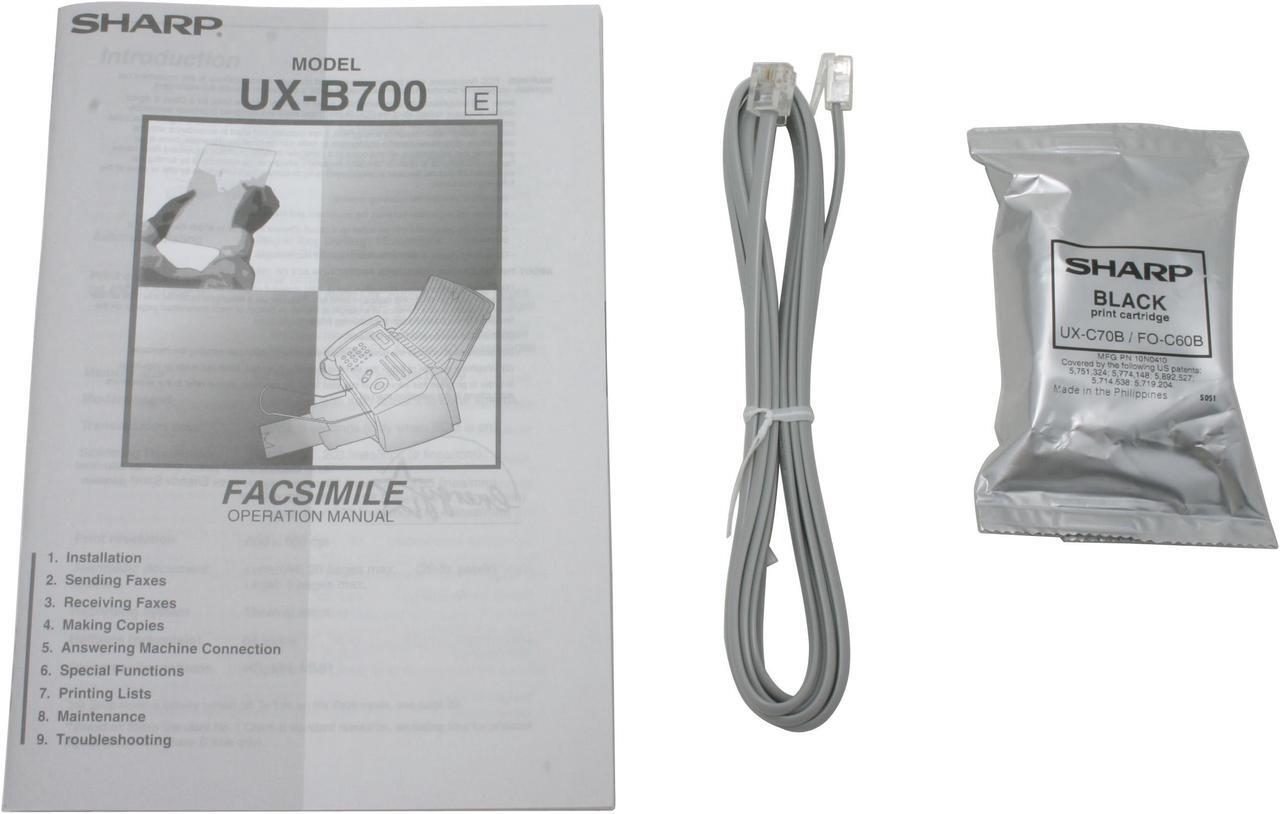 Alt view image 10 of 11 - SHARP UXB700E Fax Machine
