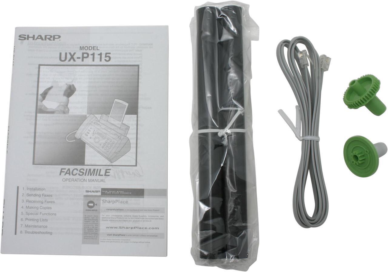 Alt view image 9 of 10 - SHARP UXP115 Fax Machine