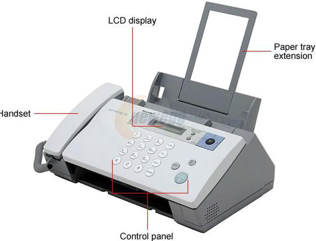 Alt view image 2 of 13 - SHARP UX-B20 Fax Machine
