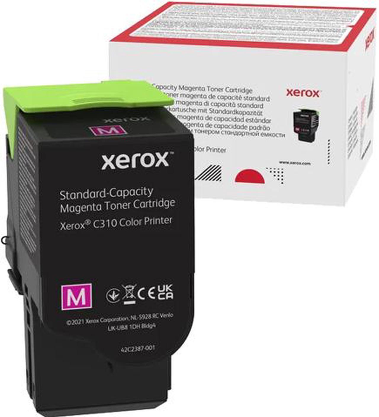 Genuine Xerox Magenta Standard Capacity Toner Cartridge, Xerox C310 Color Printer, (Use & Return)