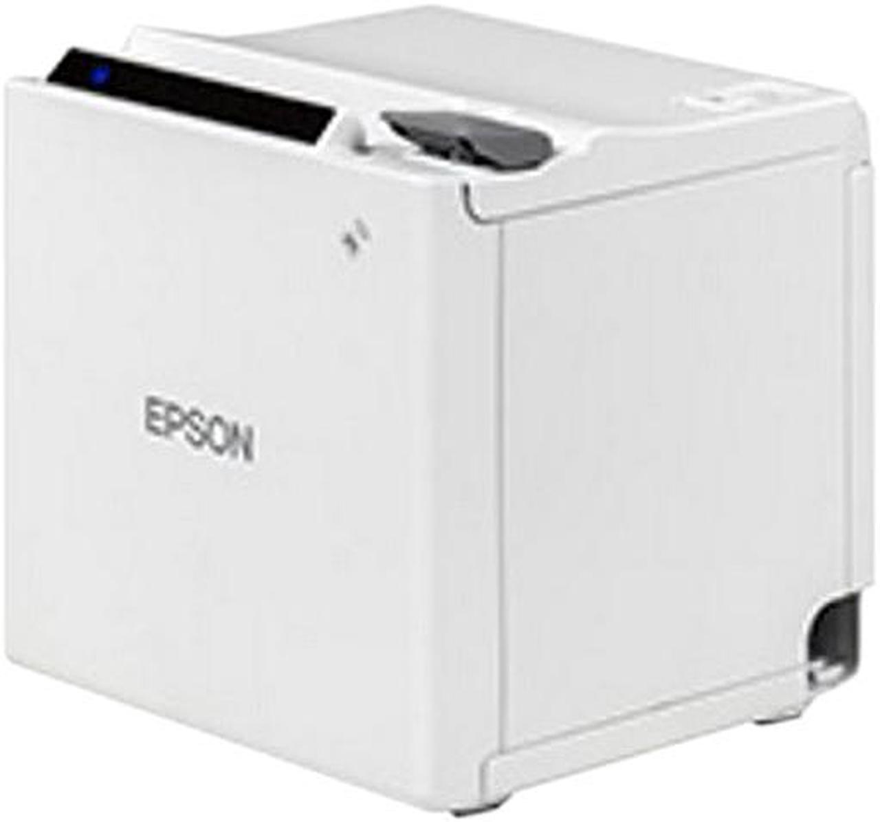 Epson TM-m10 Single-station 2” Thermal Receipt Printer, 203 dpi, USB, Auto Cutter, White - C31CE74001