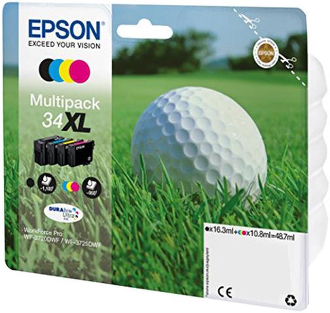 EPSON C13T34764010 Multipack 4-colours 34XL DURABrite Ultra Ink Black/Cyan/Magenta/Yellow