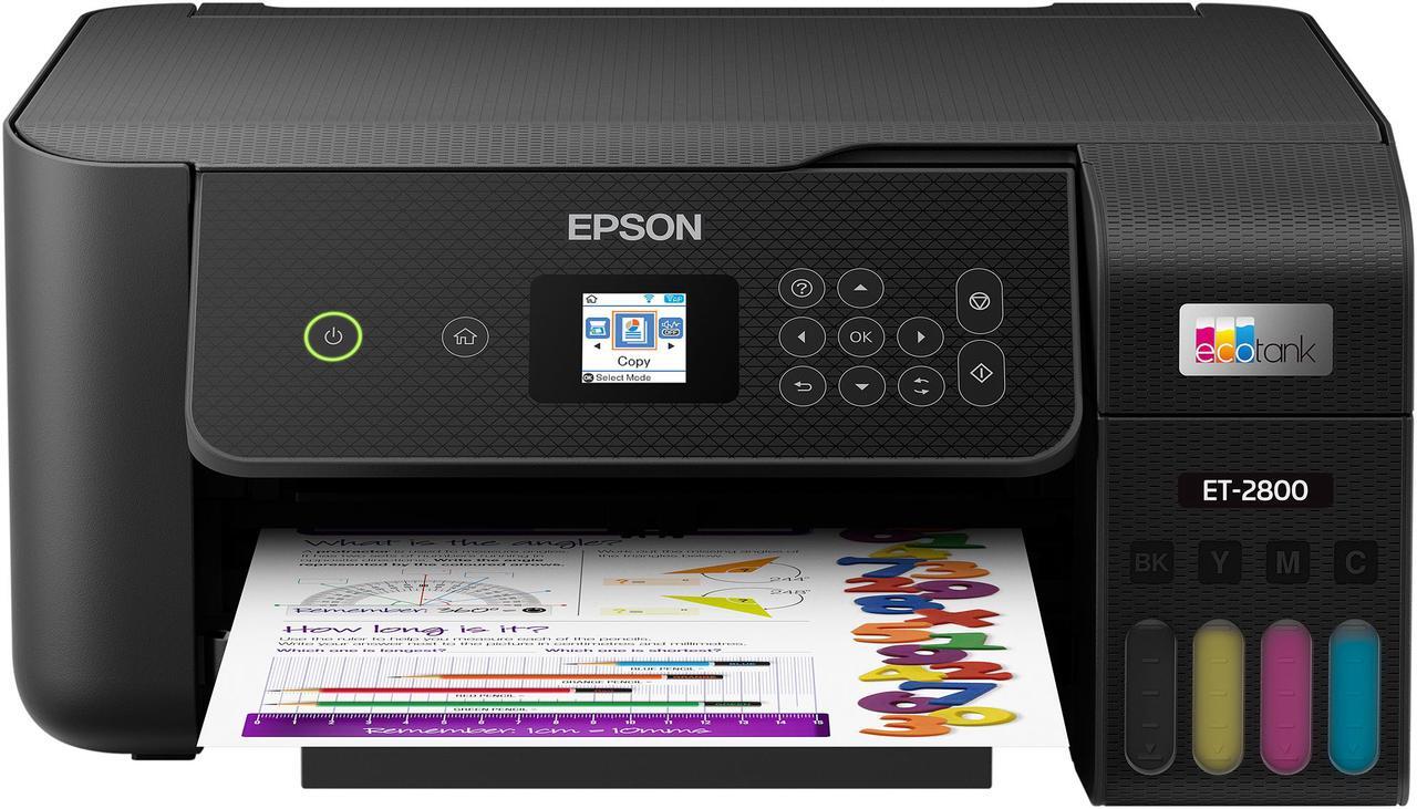 Alt view image 7 of 8 - Epson EcoTank® ET-2800 AIO Black Printer Home Office