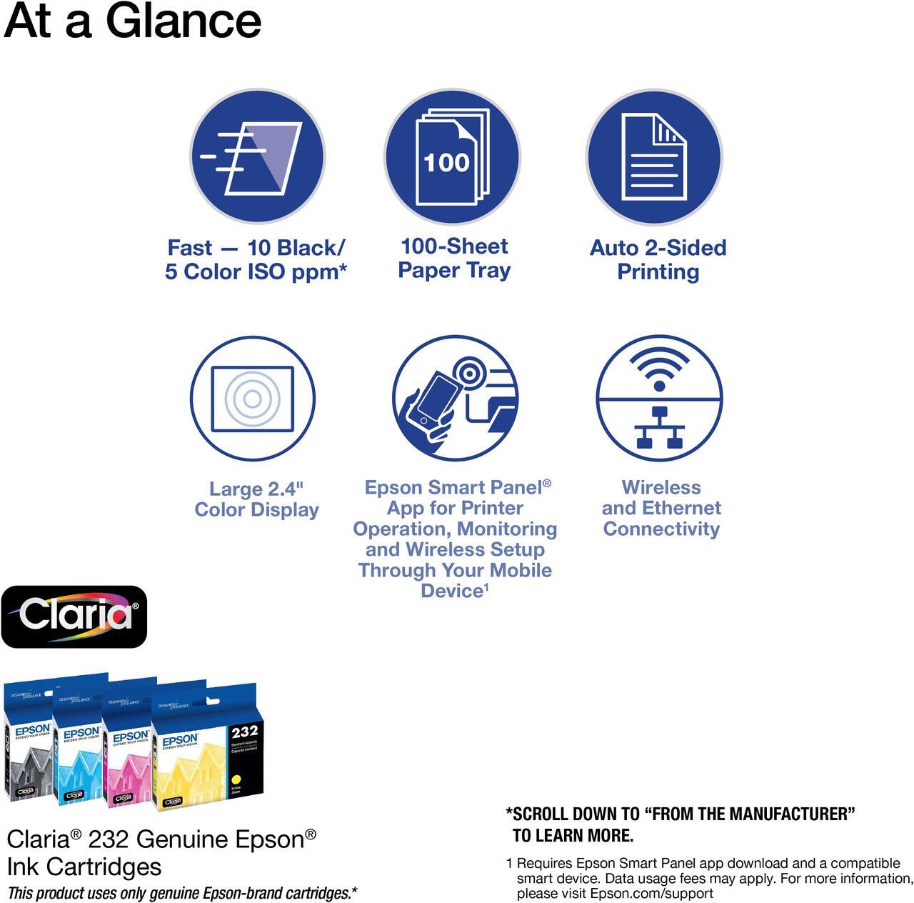 Alt view image 3 of 6 - Epson Expression Home XP-4200 Wireless Color All-in-One Printer