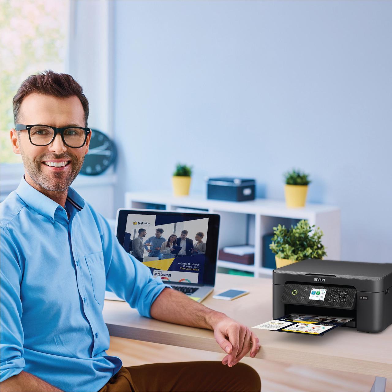 Alt view image 6 of 6 - Epson Expression Home XP-4200 Wireless Color All-in-One Printer