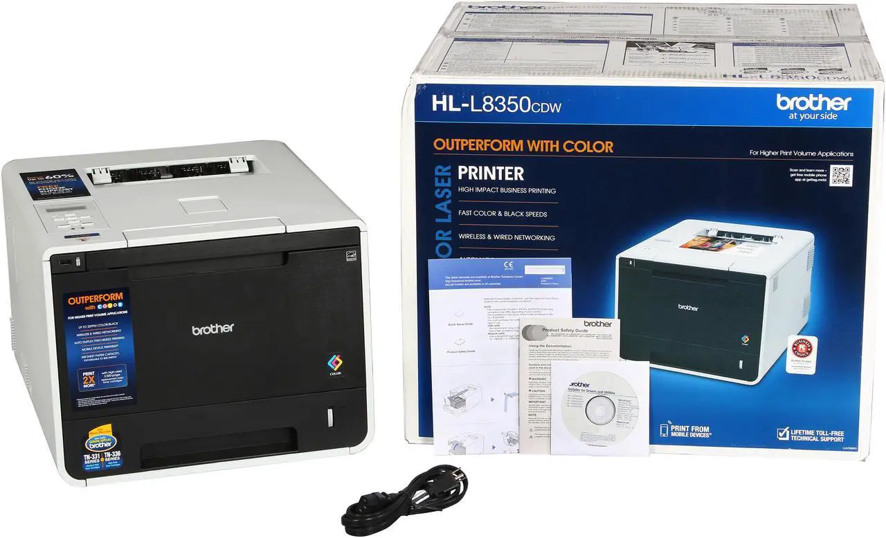 Alt view image 9 of 9 - Brother HL-L8350CDW Color Laser Printer with Wireless Networking and Duplex Printing