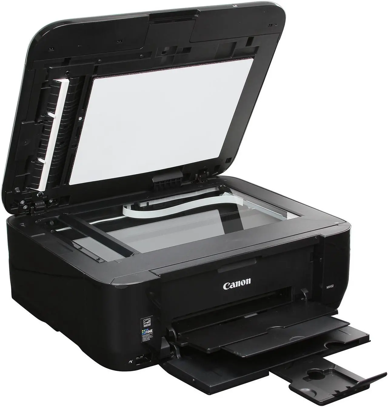 Alt view image 5 of 7 - Canon PIXMA MX432 ESAT: 9.7 ipm Black Print Speed 4800 x 1200 dpi Color Print Quality USB / Wi-Fi InkJet All-In-One Color Inkjet Printer