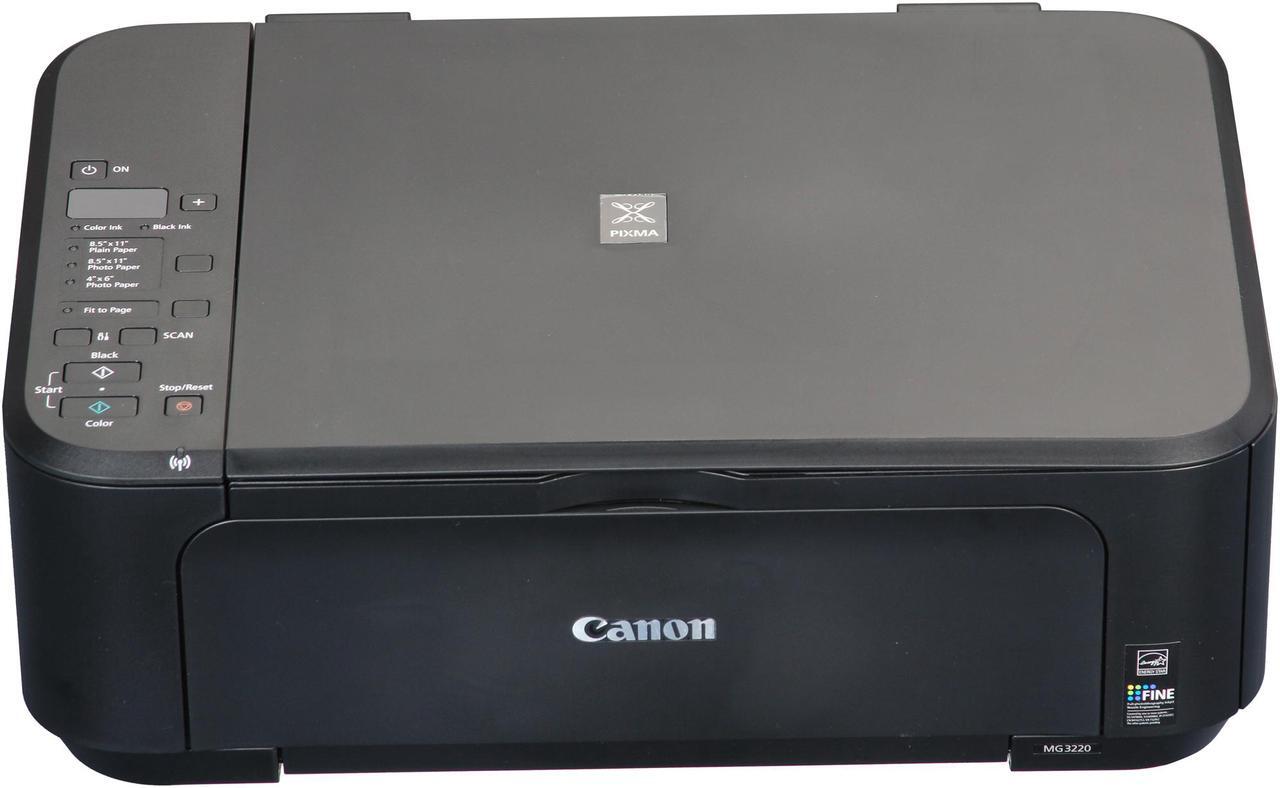 Alt view image 3 of 9 - Canon PIXMA MG3220 Wireless Color Multifunction Inkjet Printer