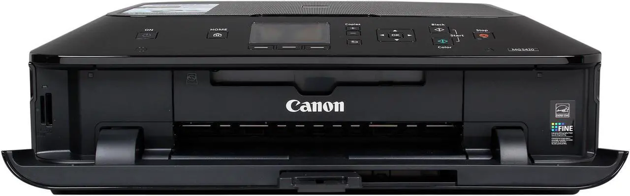 Alt view image 2 of 9 - Canon PIXMA MG5420 (Black) Wireless Color Multifunction Inkjet Printer