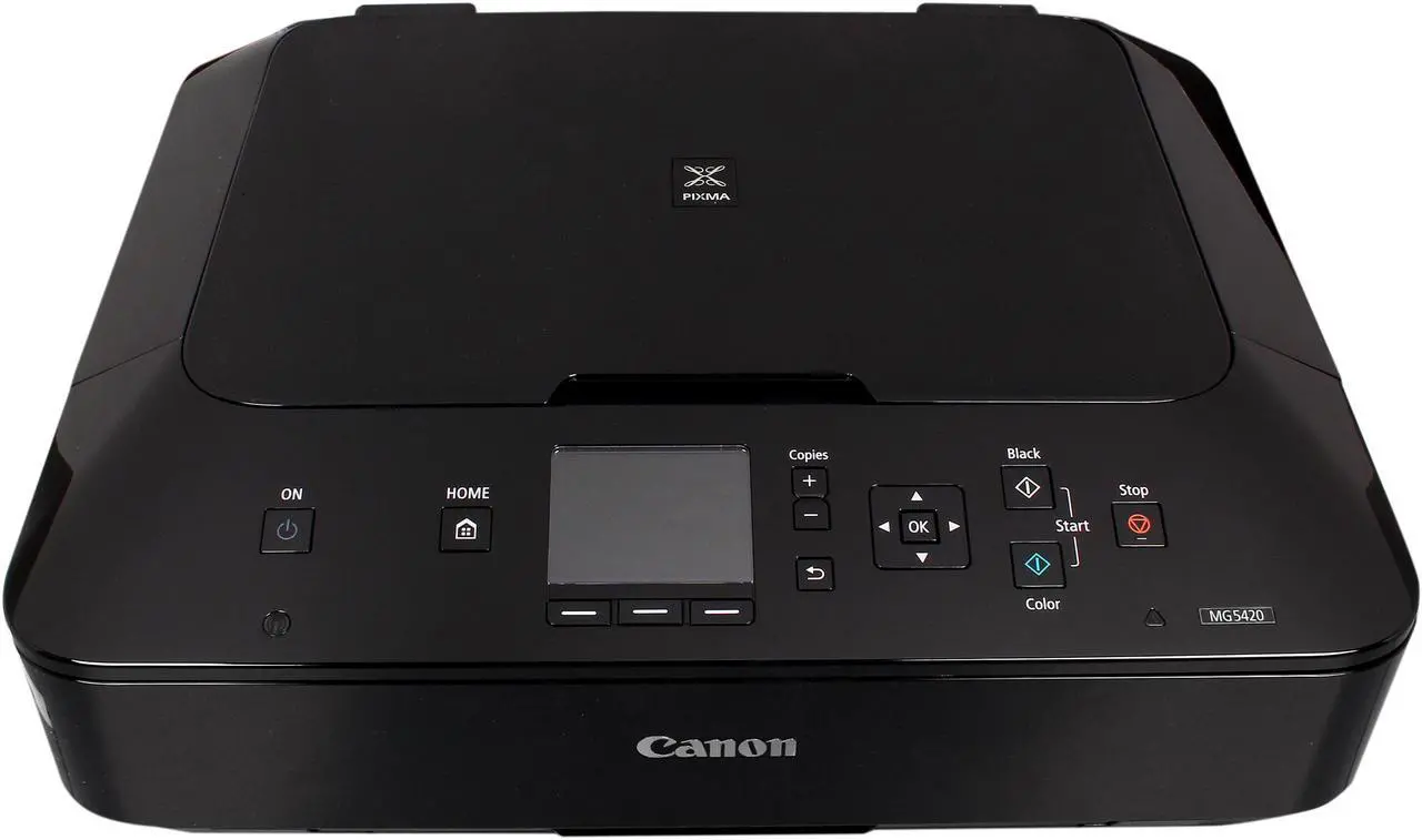 Alt view image 4 of 9 - Canon PIXMA MG5420 (Black) Wireless Color Multifunction Inkjet Printer