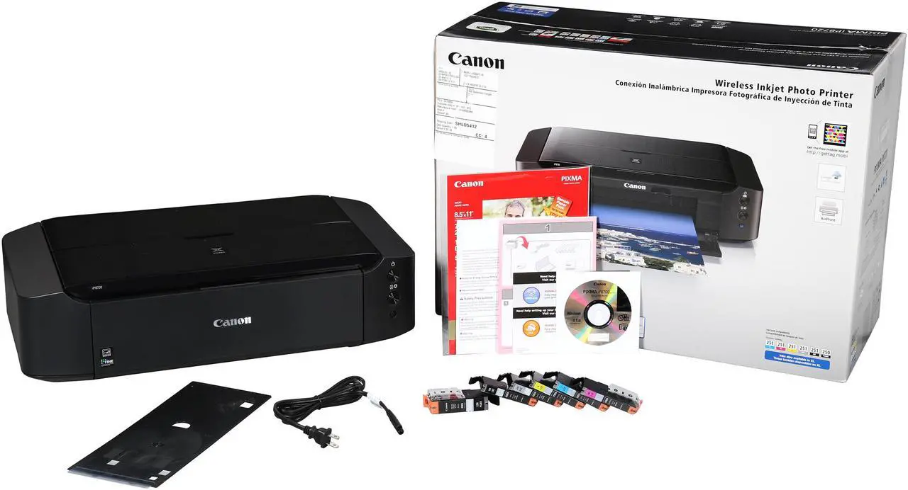Alt view image 10 of 9 - Canon PIXMA iP8720 (8746B002AA) 9600 DPI x 2400 DPI  Wireless Color Inkjet Printer