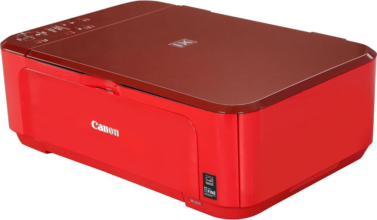 Main image of Canon PIXMA MG3620 Wireless Inkjet All-In-One Printer, Red