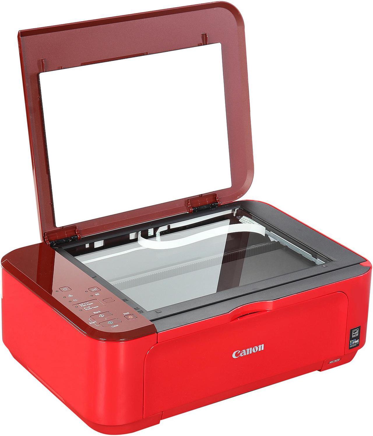 Alt view image 8 of 10 - Canon PIXMA MG3620 Wireless Inkjet All-In-One Printer, Red