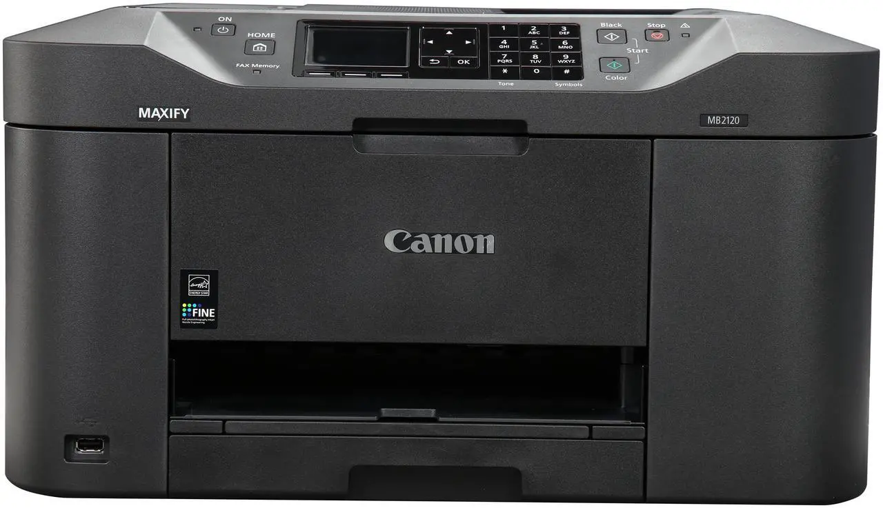 Alt view image 4 of 11 - Canon MAXIFY MB2120 ESAT: 19.0 ipm Black Print Speed 600 x 1200 dpi Color Print Quality USB / Wi-Fi InkJet MFC / All-In-One Color Printer - Inkjet Printers