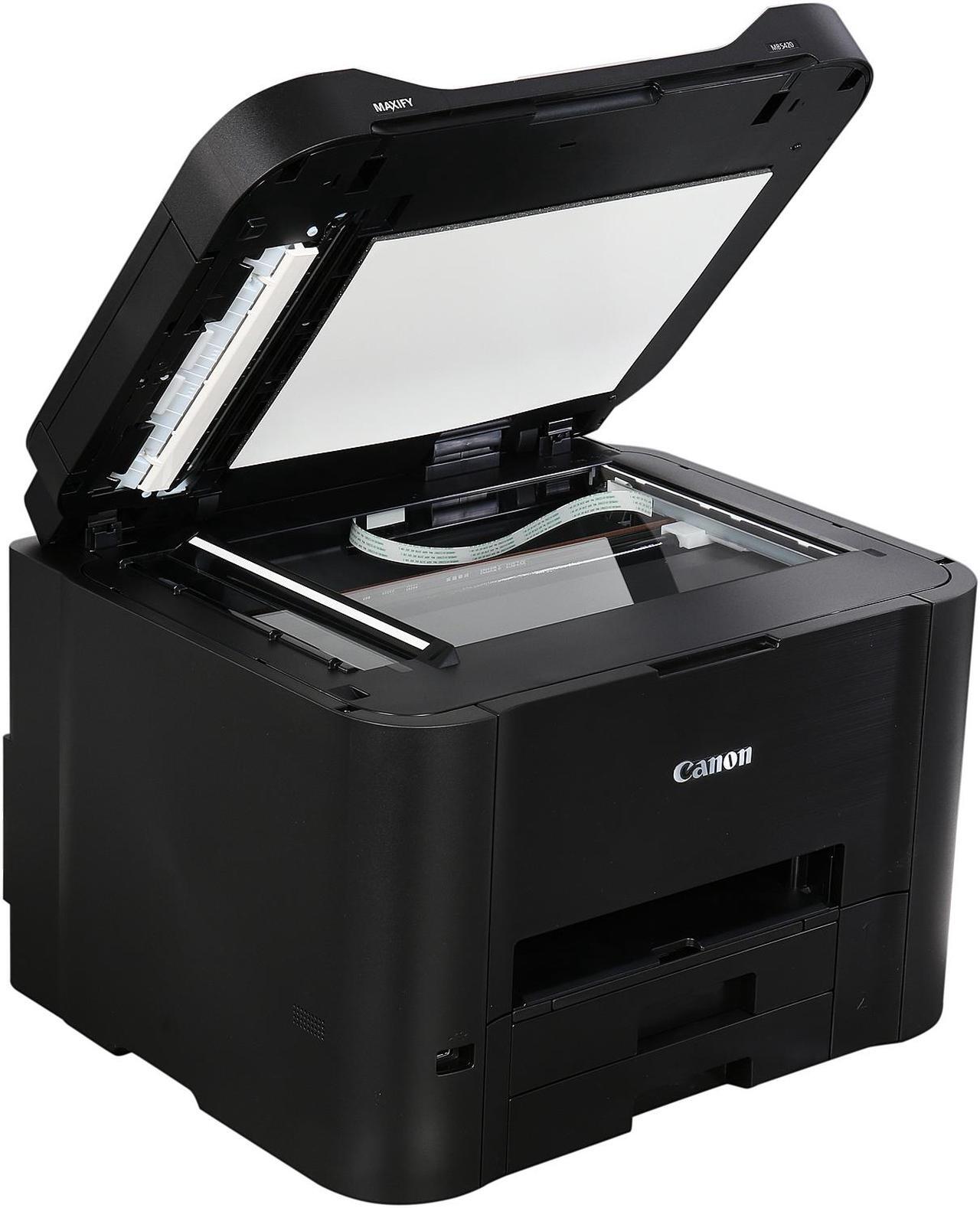 Alt view image 8 of 11 - Canon MAXIFY MB5420 ESAT: 24.0 ipm Black Print Speed 600 x 1200 dpi Color Print Quality Ethernet (RJ-45) / USB / Wi-Fi InkJet MFC / All-In-One Color Printer - Inkjet Printers