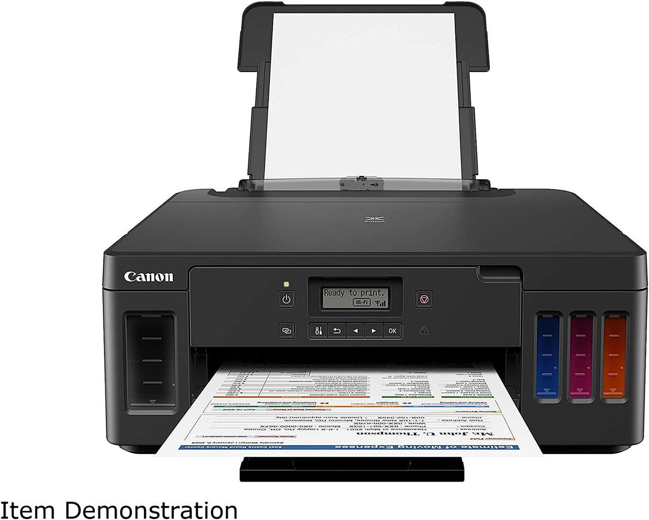 Canon PIXMA G5020 Approx. 13.0 ipm Black Print Speed Up to 4800 x 1200 dpi Color Print Quality Wi-Fi InkJet Color Printer