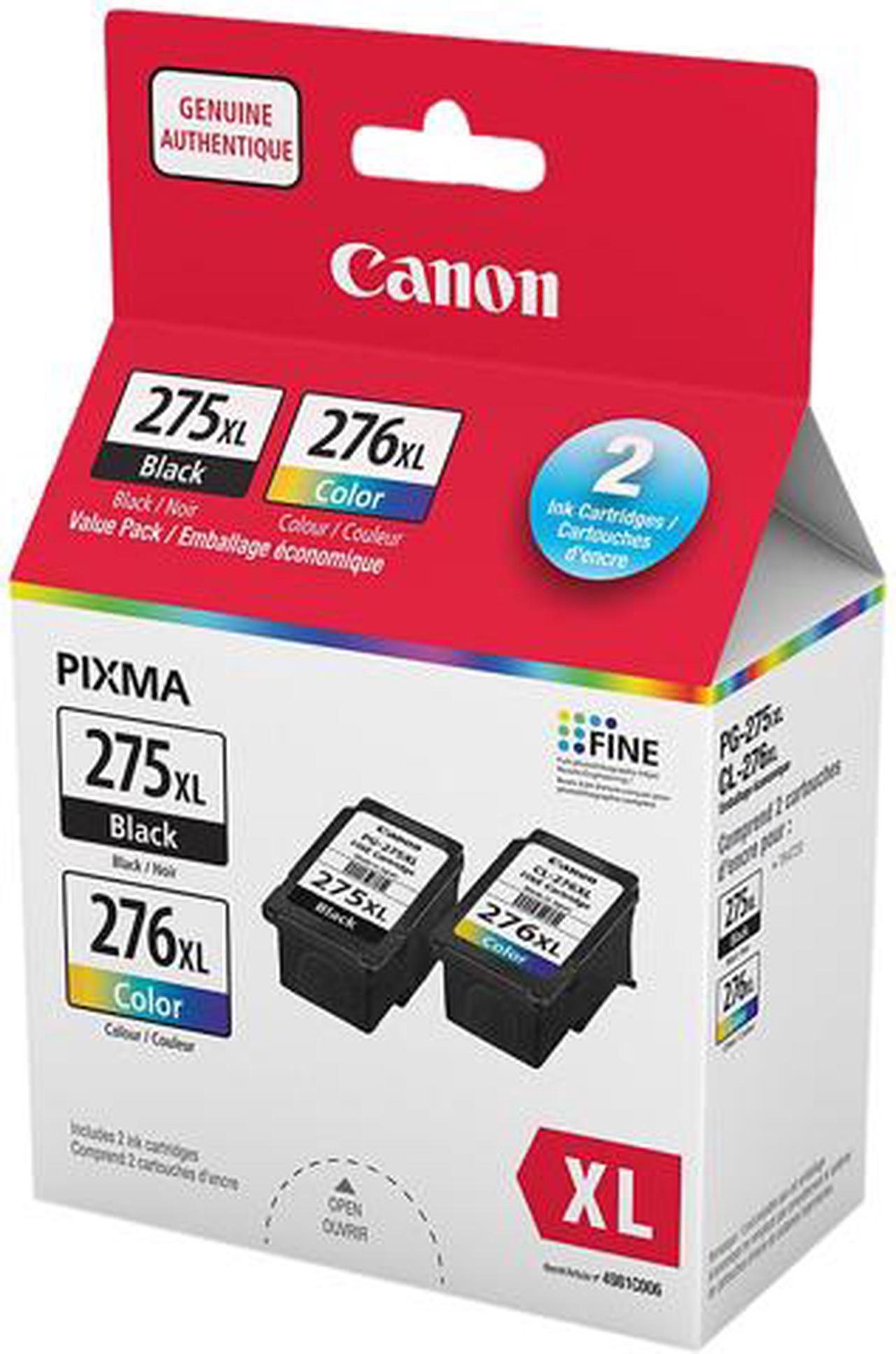 Canon 4981C006 PG-275XL / CL-276XL Ink Cartridges Colour + Pigment Black