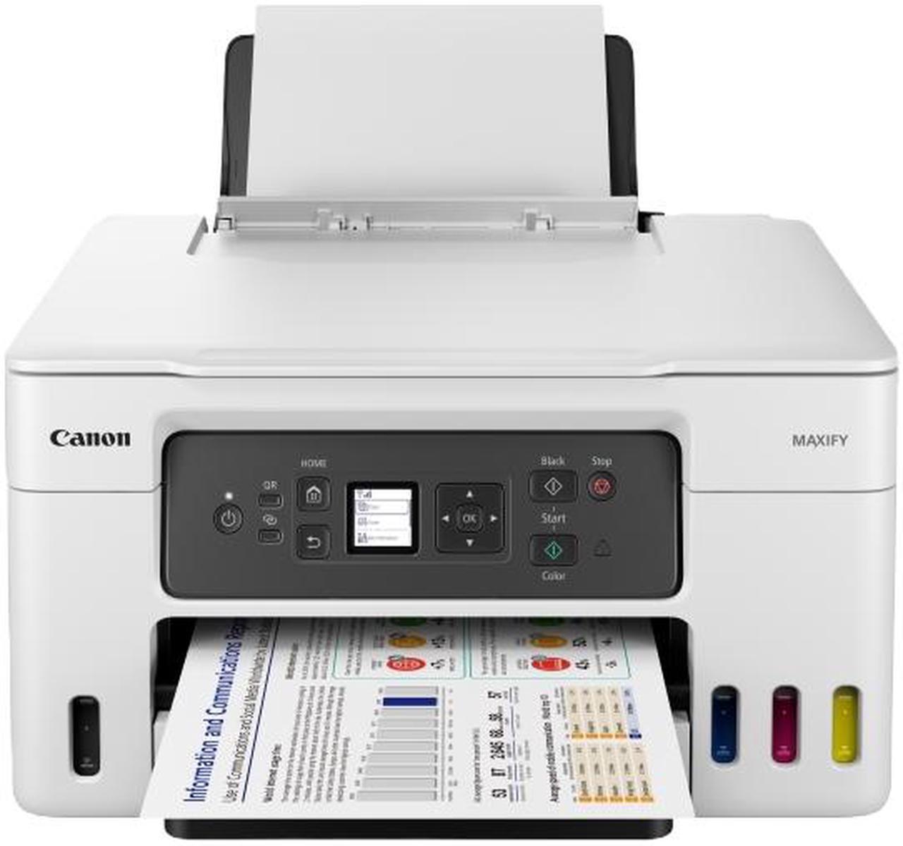 Canon MAXIFY GX3020 Wireless MegaTank Multifunction Color Printer, White