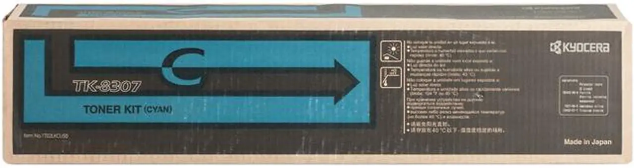 Main image of Kyocera TK8307C Toner, 15000 Pages Cyan