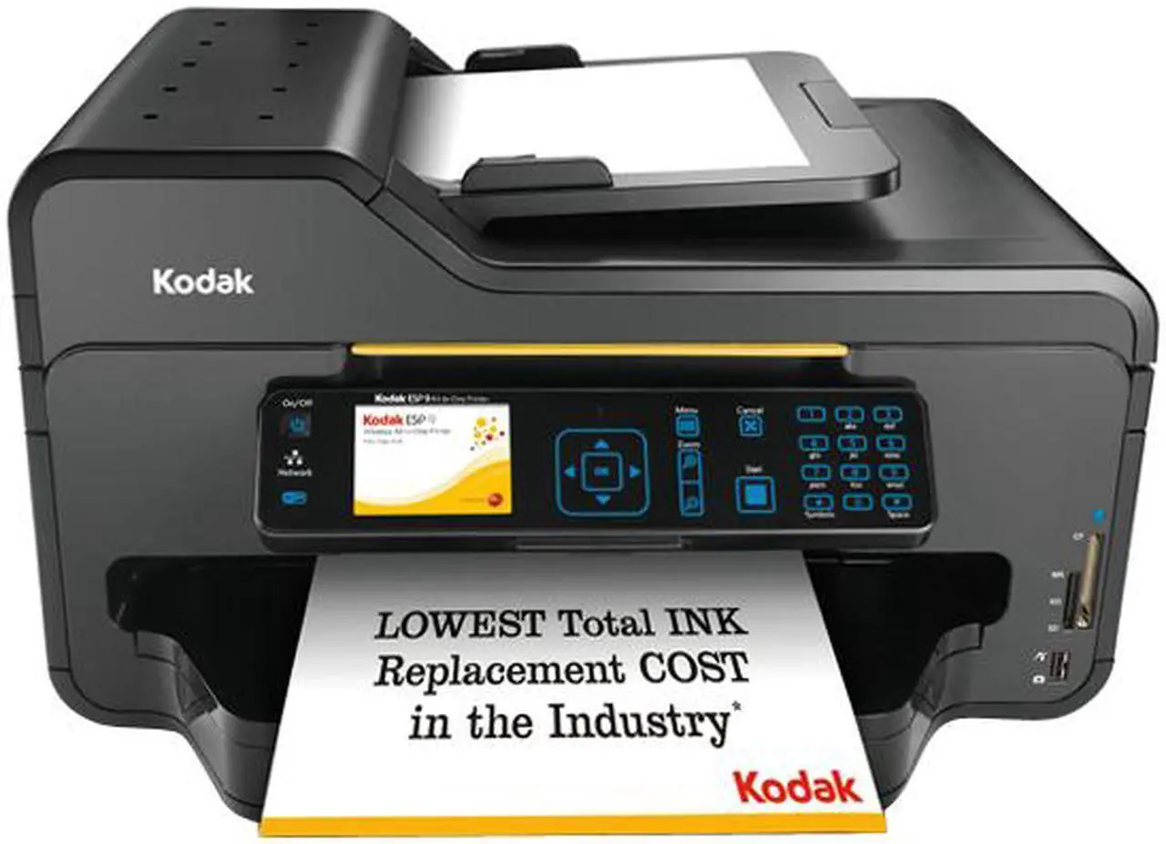 Alt view image 2 of 3 - Kodak ESP 9 Up to 32 ppm Black Print Speed USB / Wi-Fi InkJet MFC / All-In-One Color Printer