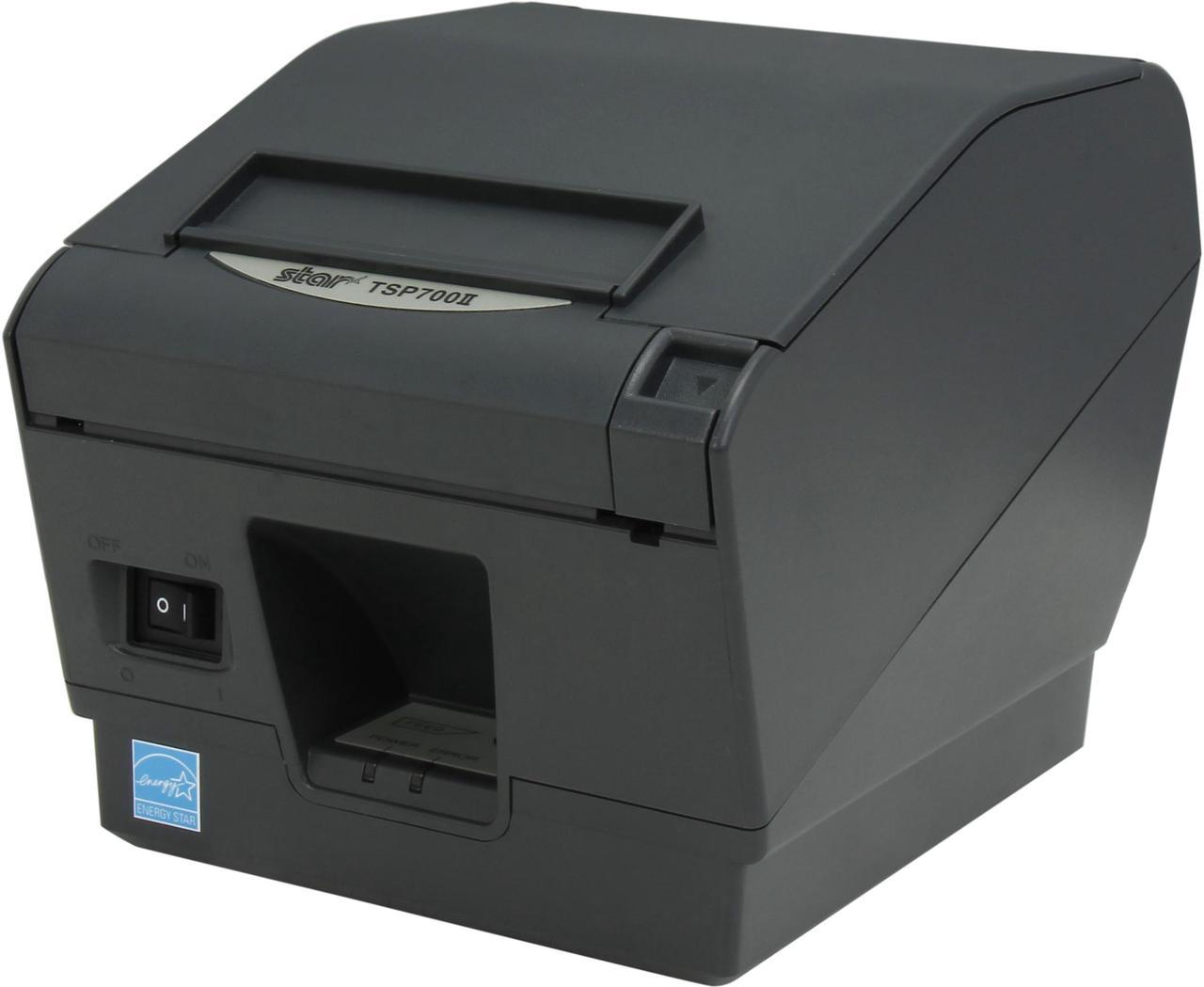 Star Micronics 37999950 TSP700II Series Direct Thermal Receipt Printer - Gray - TSP743IIL-24 GRY