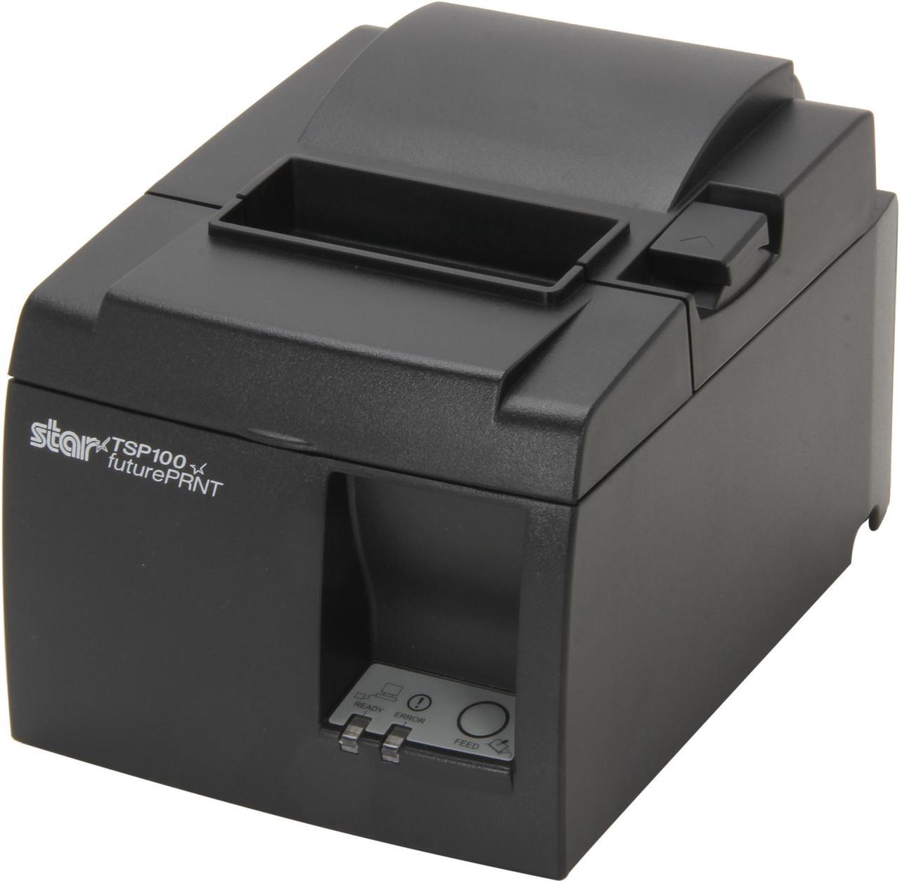 Star Micronics TSP100 (TSP143LAN) (39463110) Ethernet Direct Line Thermal Receipt Printer - Gray