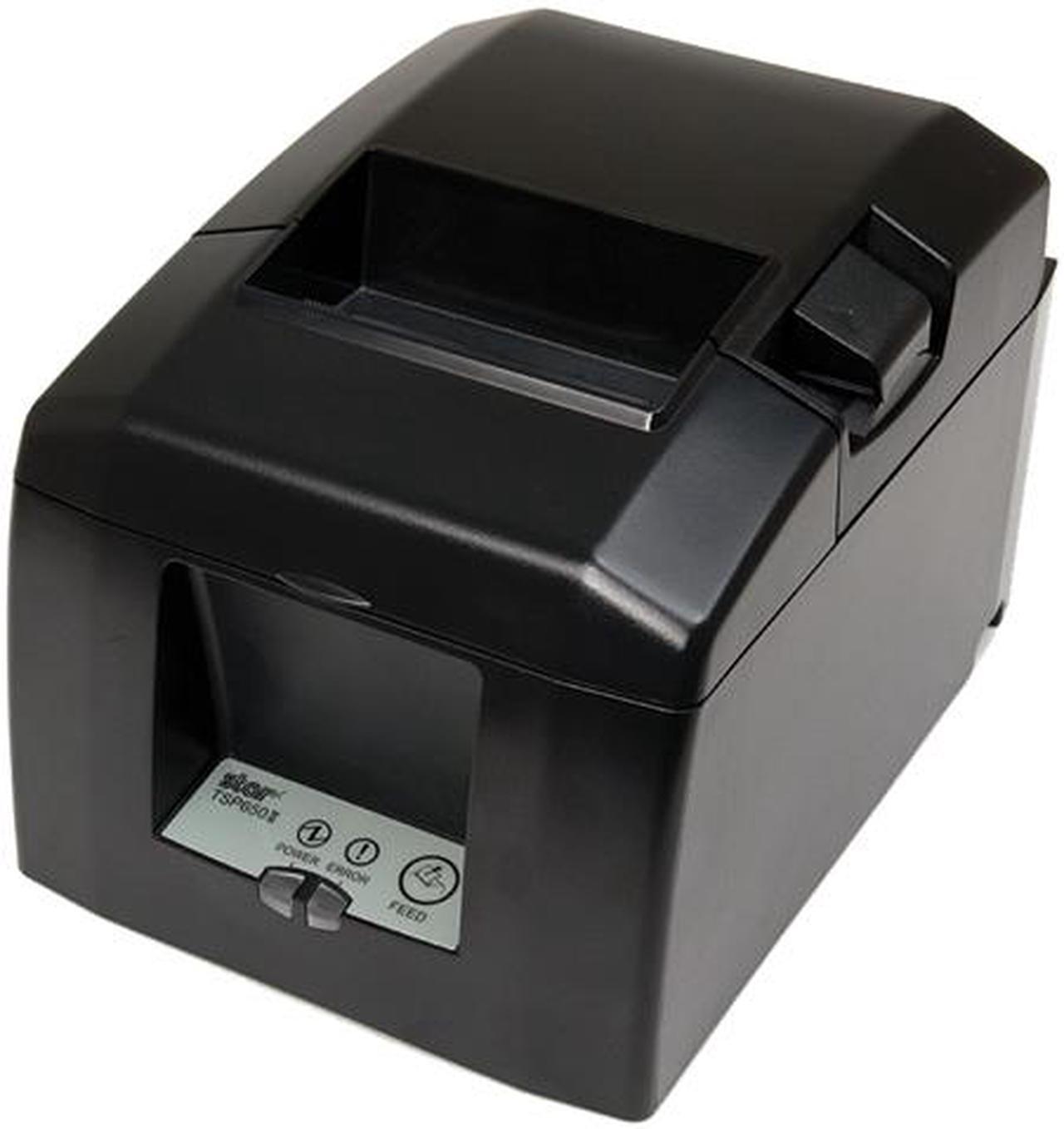 Star Micronics 39449470 TSP650II Series Direct Thermal Receipt Printer - Gray - TSP654IIC-24 GRY US