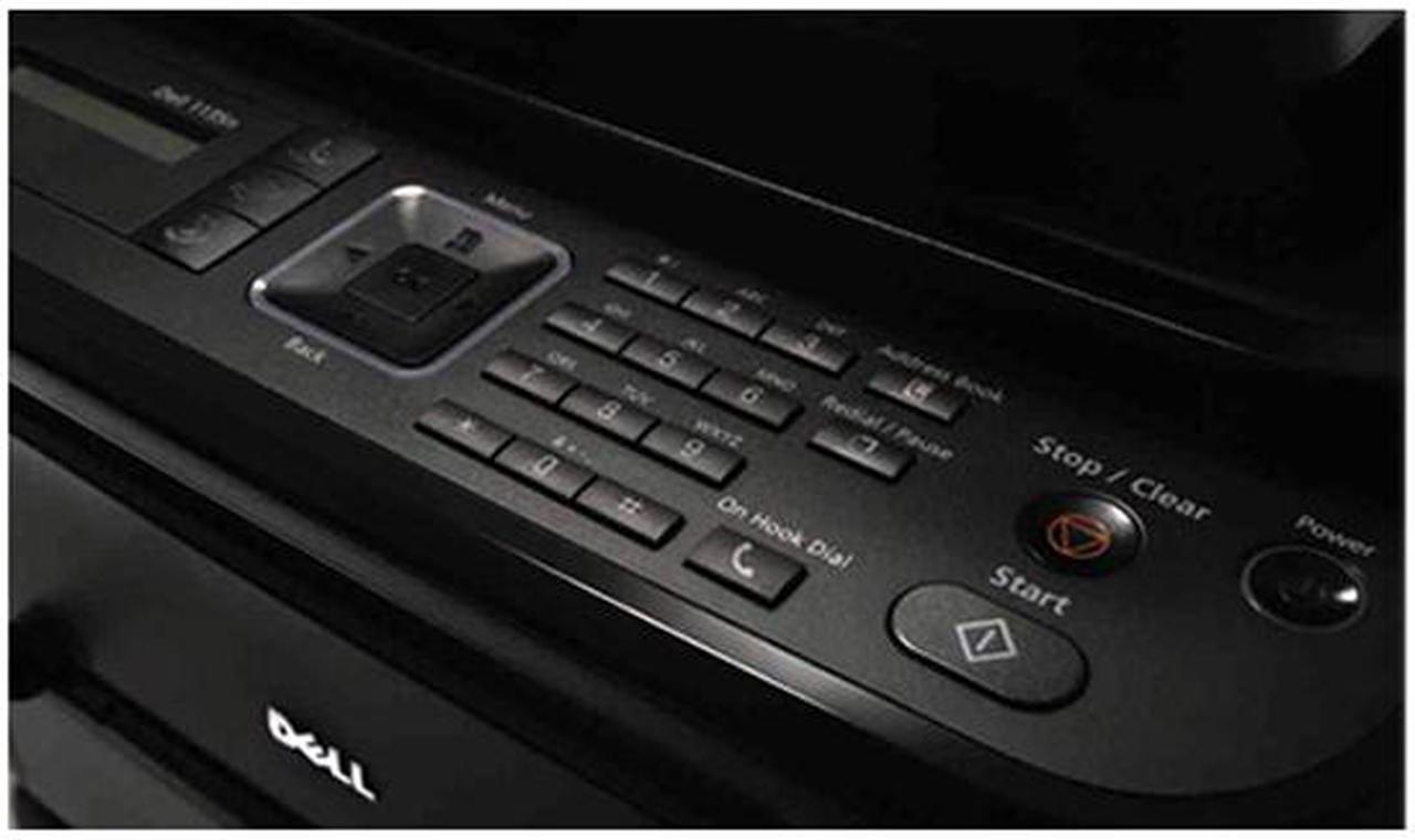 Alt view image 5 of 5 - Dell  1135N  MFC / All-In-One  Up to 23 ppm 1200 x 1200 dpi Monochrome  Laser  Printer