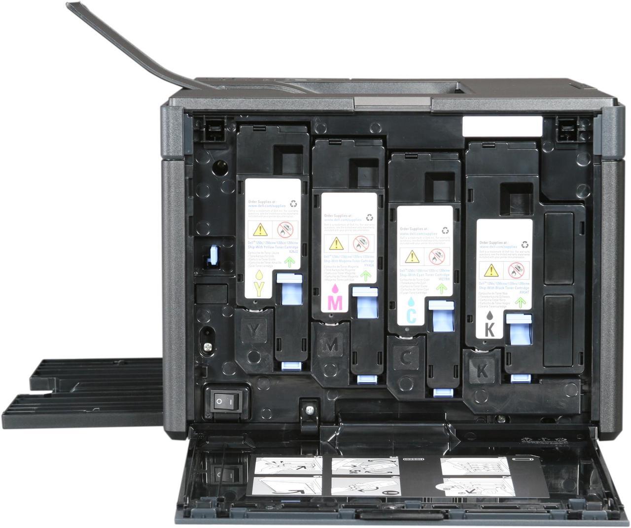 Alt view image 6 of 7 - Dell 1250c Personal Up to 12 ppm 600 x 600 dpi Color Print Quality Color USB LED Printer