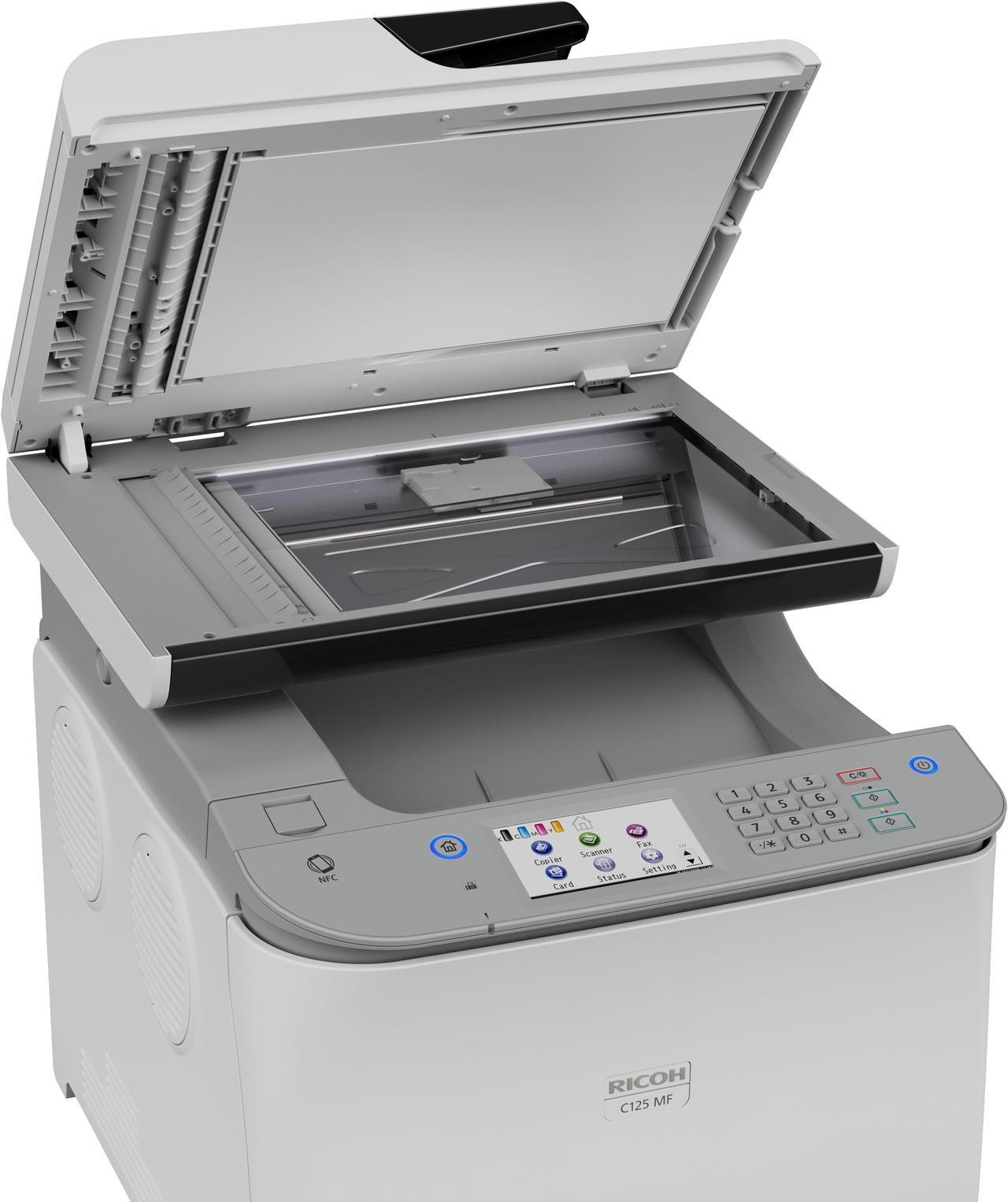 Alt view image 5 of 13 - RICOH C125 MF Color Multifunction Laser Printer