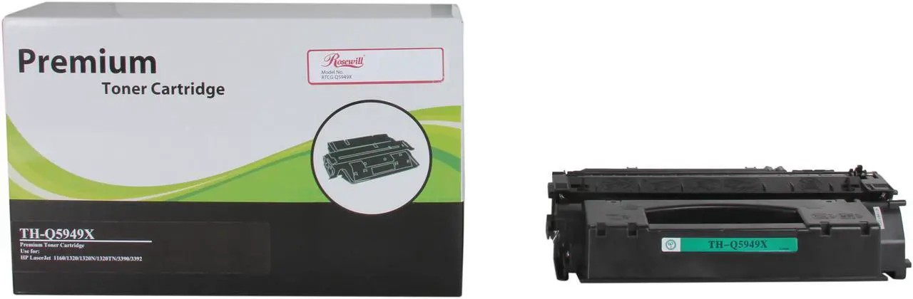 Alt view image 6 of 6 - Rosewill RTCG-Q5949X High Yield Black Toner Replaces HP 49X Q5949X 49A Q5949A