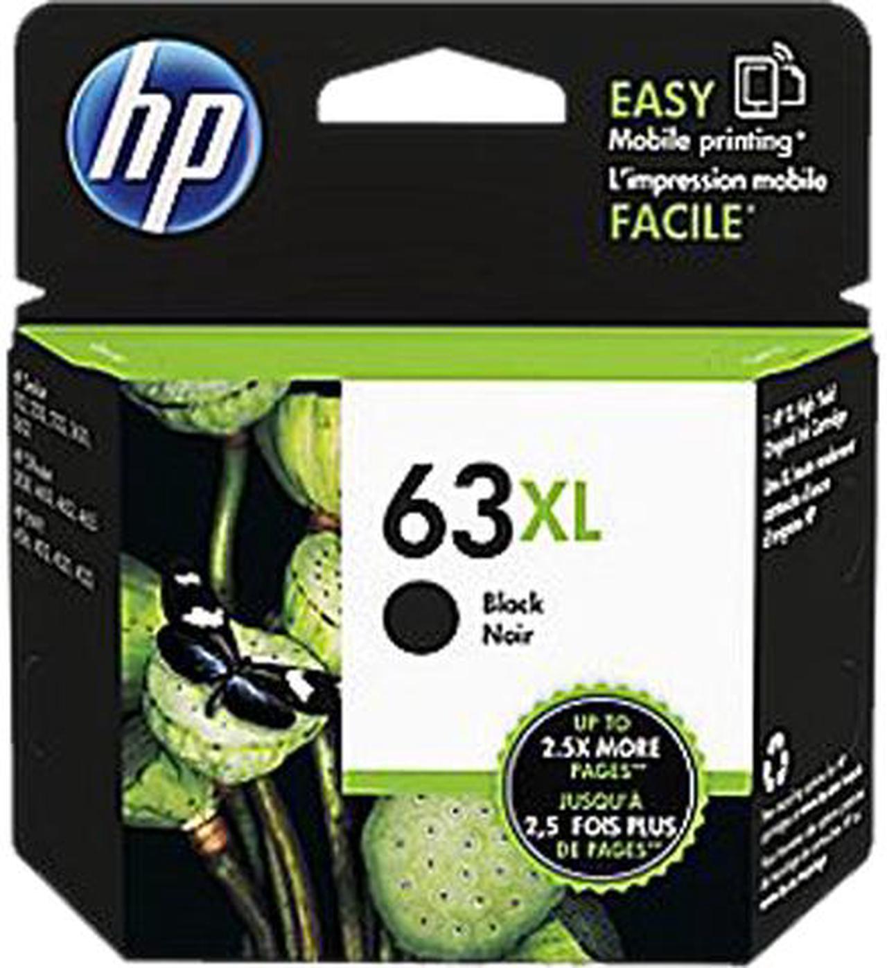 HP F6U64AN#140-2PK 63XL BLACK INK CART 2PK 3 Colors