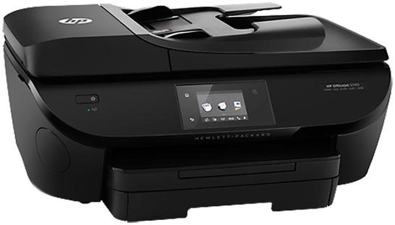 Alt view image 3 of 5 - HP Officejet 5740 (B9S76A) Duplex 4800 x 1200 dpi WiFi / USB / Ethernet Color Inkjet MFC Printer