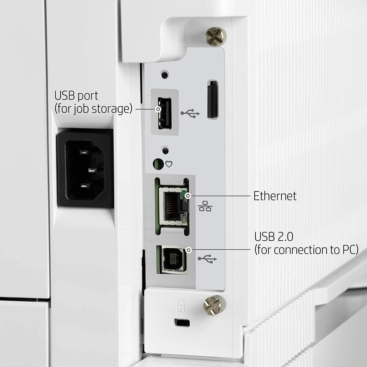 Alt view image 9 of 9 - HP LaserJet Enterprise M608n Monochrome Printer with built-in Ethernet (K0Q17A)