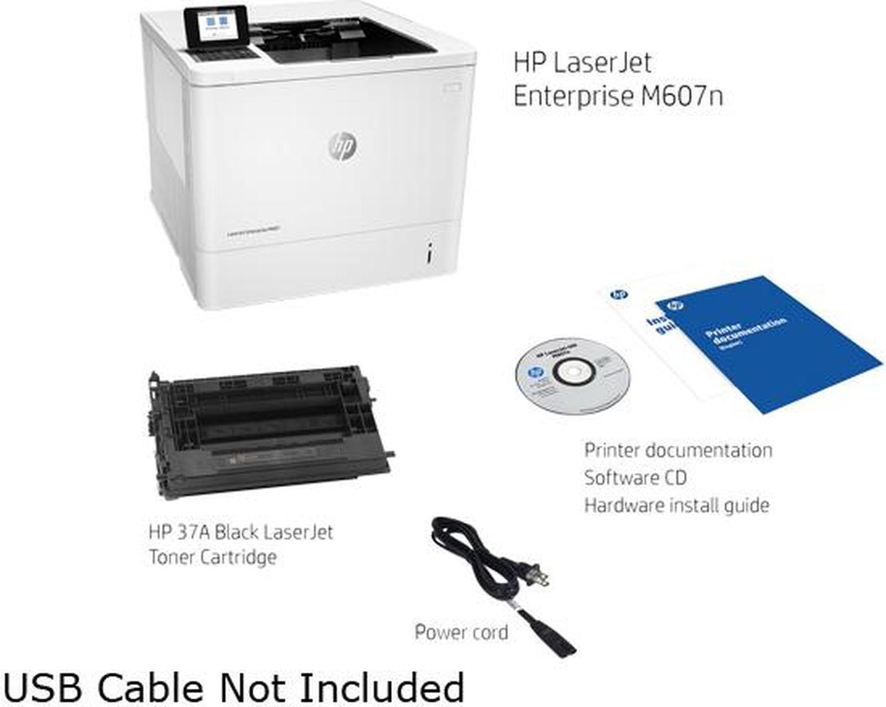 Alt view image 8 of 10 - HP LaserJet Enterprise M607n (K0Q14A) Monochrome Laser Printer